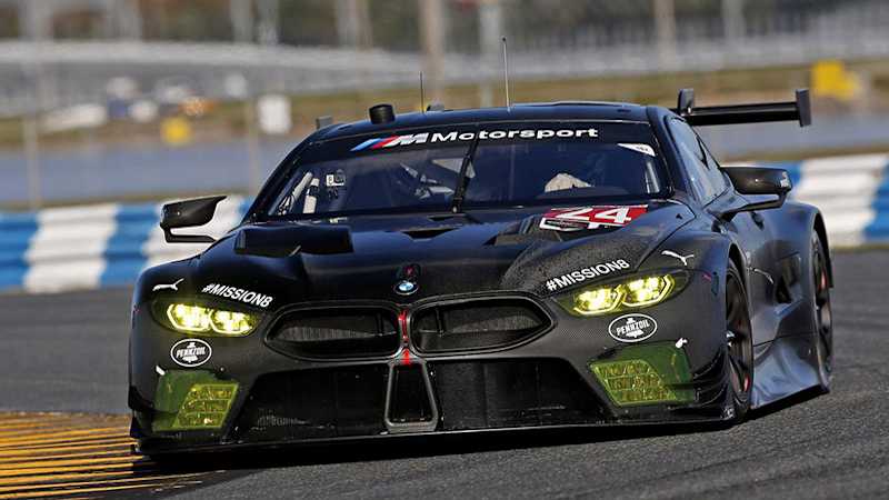BMW M8 will likely launch next year; GTE version tests at Daytona